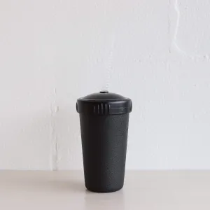 Re-Play Straw Cup with Reusable Straw - Black
