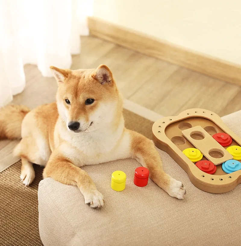 Smart Dog IQ Wooden Slow Feeder