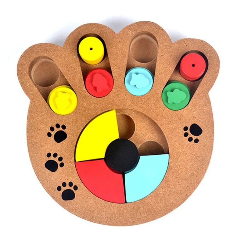 Smart Dog IQ Wooden Slow Feeder