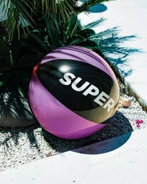 (Solid) - Black Beach Ball