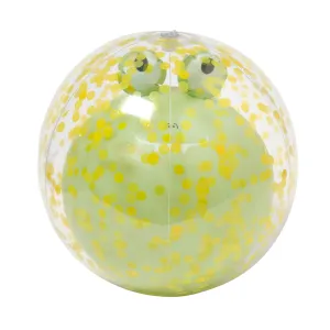 SUNNYLIFE 3D BEACH BALL | COOKIE THE CROC (KHAKI)