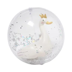 SUNNYLIFE 3D BEACH BALL | PRINCESS SWAN