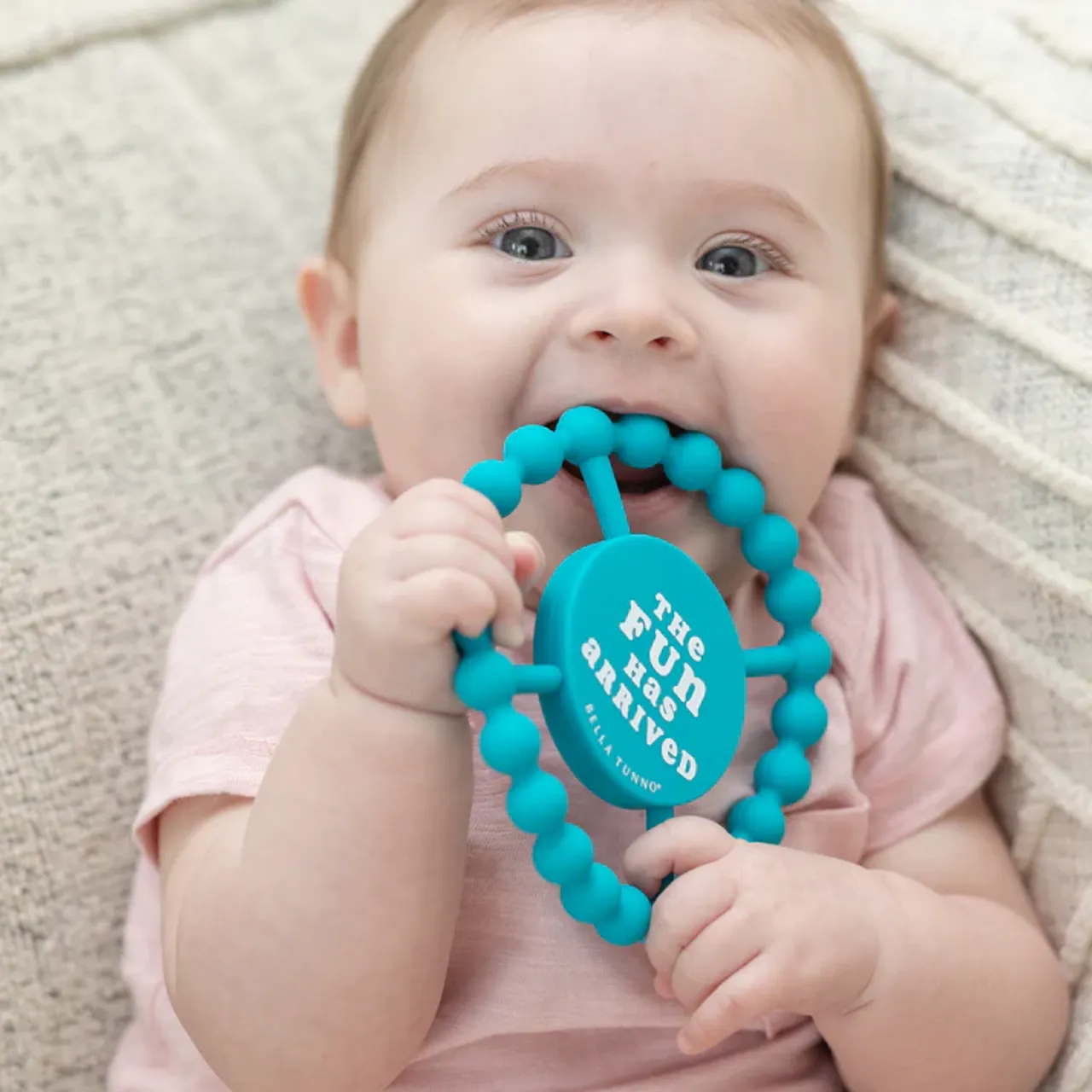 The Fun Has Arrived Happy Teether