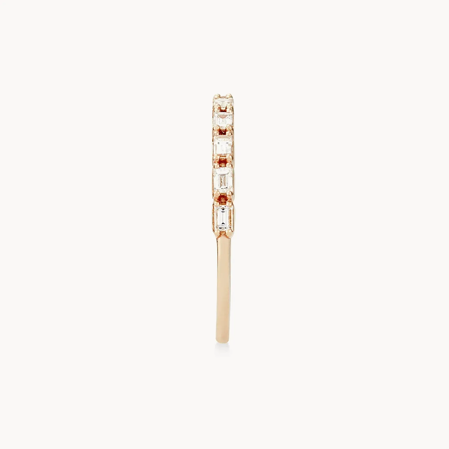the moirai ring - 14k yellow gold, white diamond
