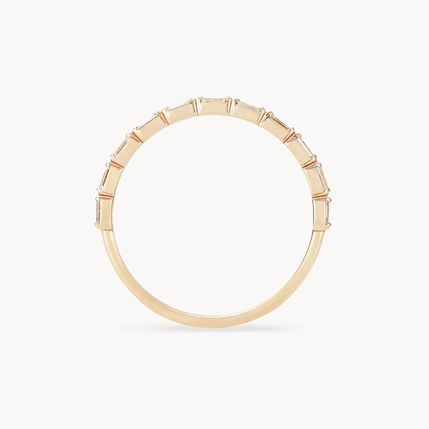 the moirai ring - 14k yellow gold, white diamond