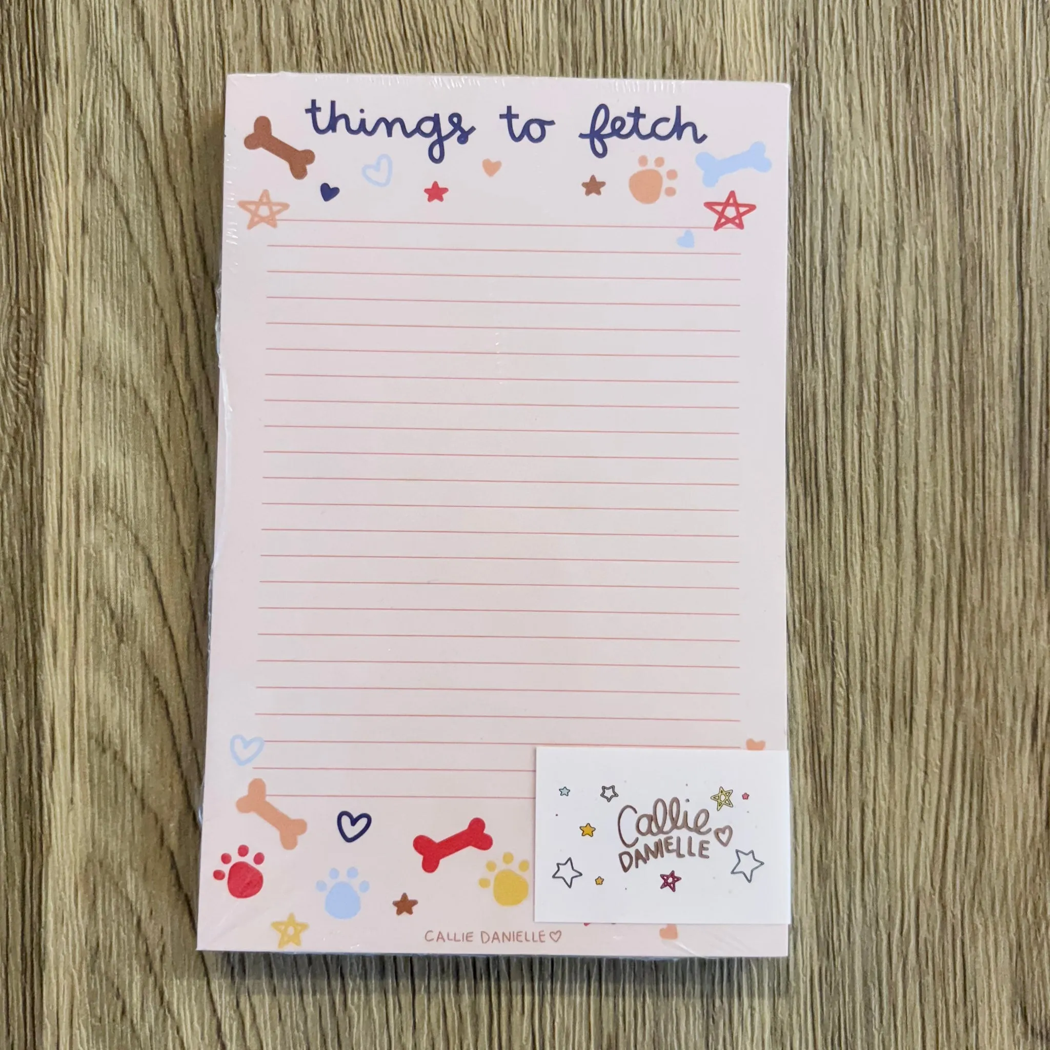 Things to Fetch Dog Notepad