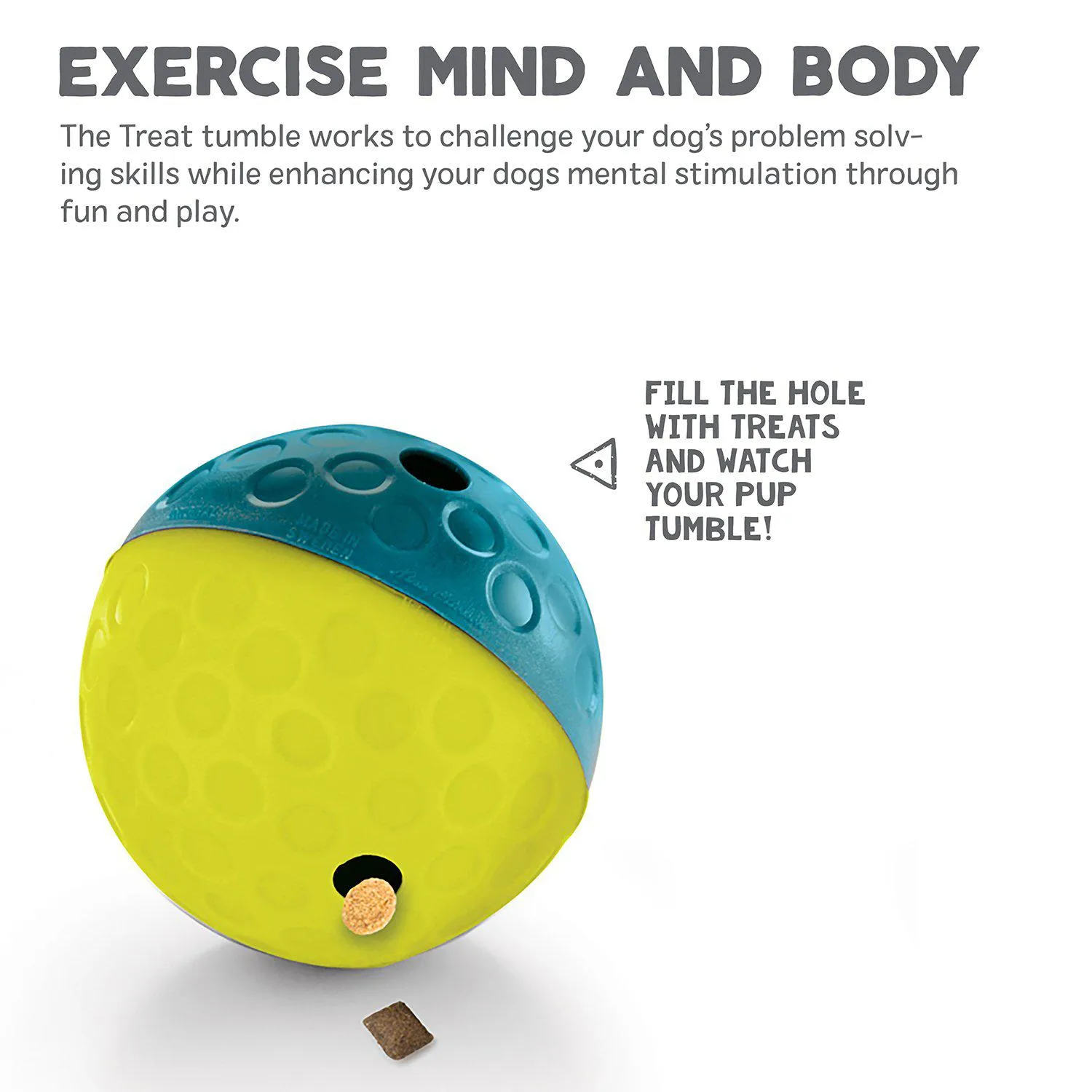Treat Tumble Interactive Puzzle Dog Toy - Small