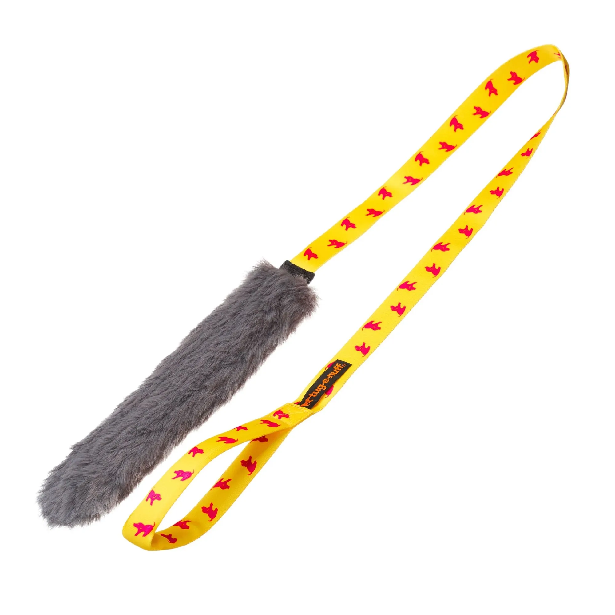 Tug-E-Nuff Faux Fur Chaser Tug Dog Toy