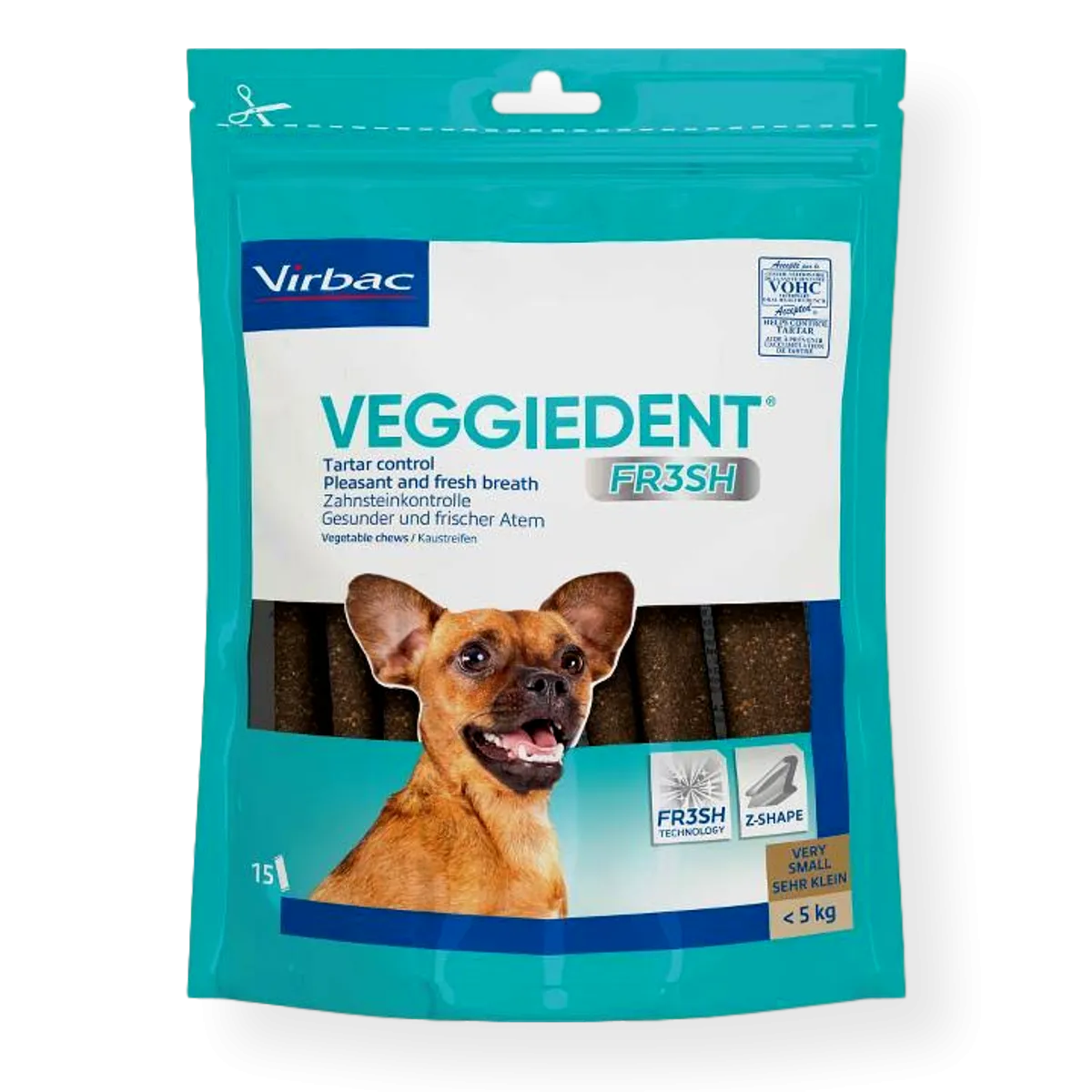 Virbac Veggiedent Dental Dog Treats