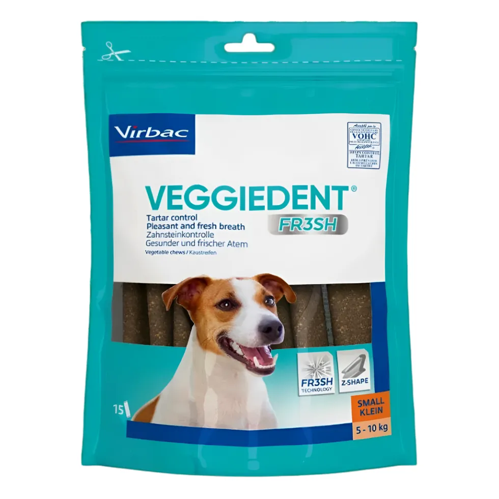 Virbac Veggiedent Dental Dog Treats