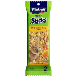 Vitakraft Crunch Sticks Whole Grains & Honey Flavor Rabbit Treats 4 oz