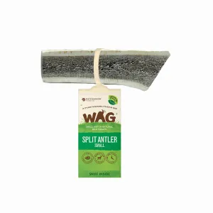 WAG Naturally Shed Split Deer Antler Long Lasting Dog Treat