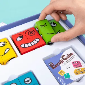 Wooden Face-changing Cube Game