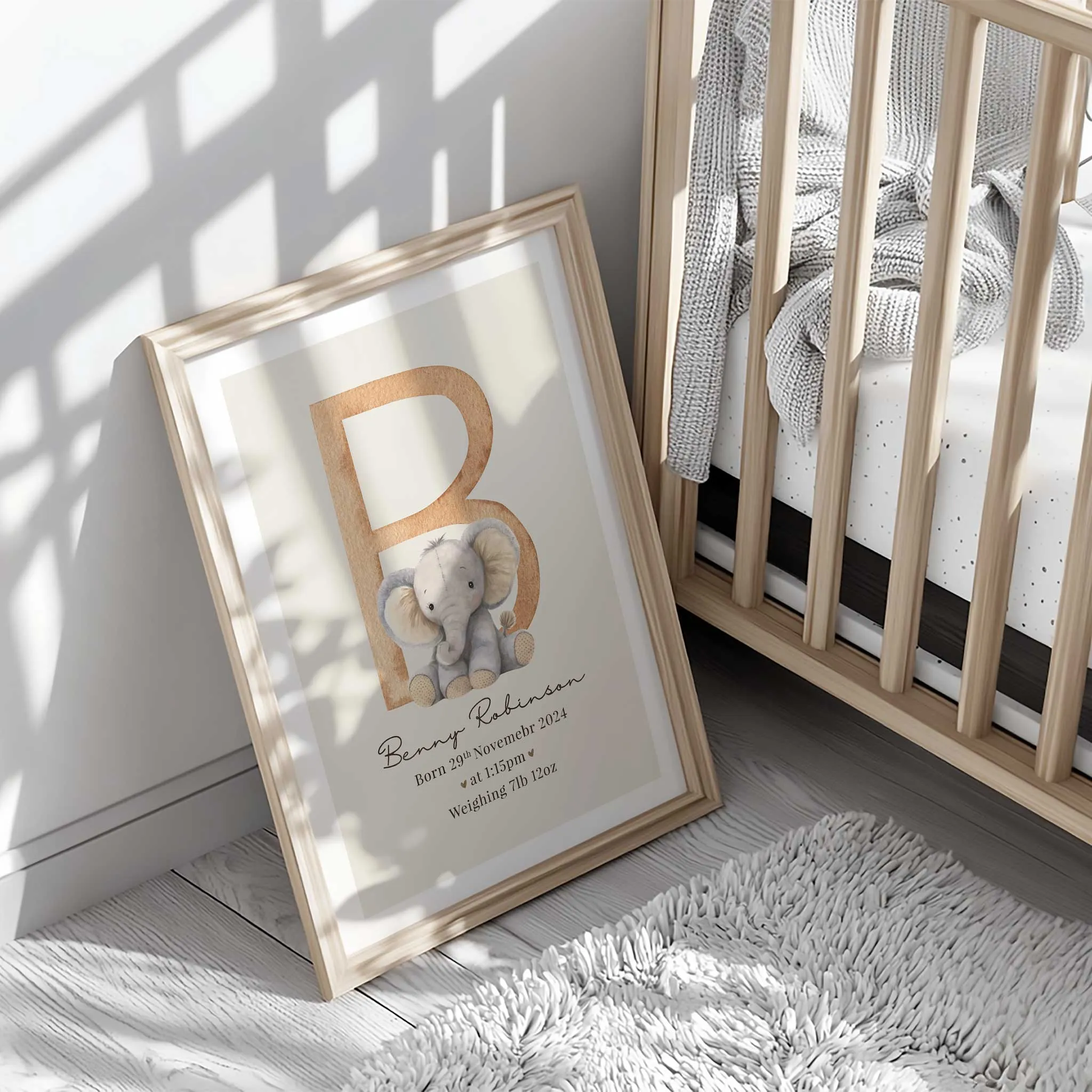 Zoo Animal Birth Announcement